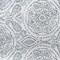 Threadmade Home Savannah Boho Paisley Printed Vinyl Indoor/Outdoor Tablecloth, Gray - 60"W x 120"L